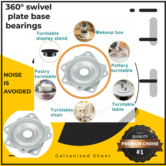 360° swivel plate base bearings