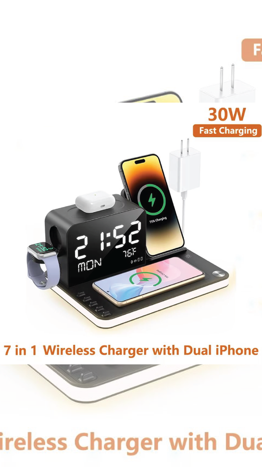 7 in 1 wireless charging station