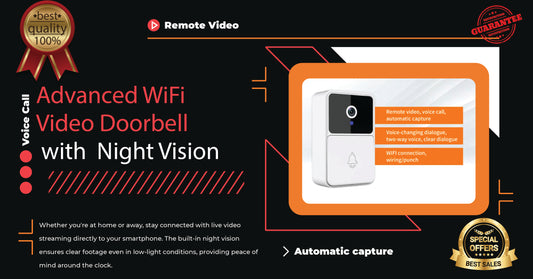 Advanced WiFi Video Doorbell with Night Vision