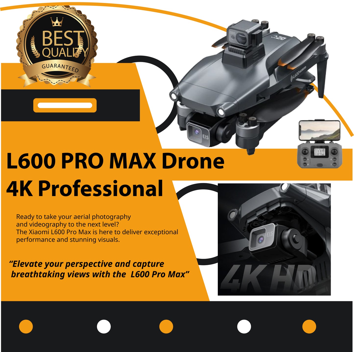 L600 PRO MAX Drone 4K Professional