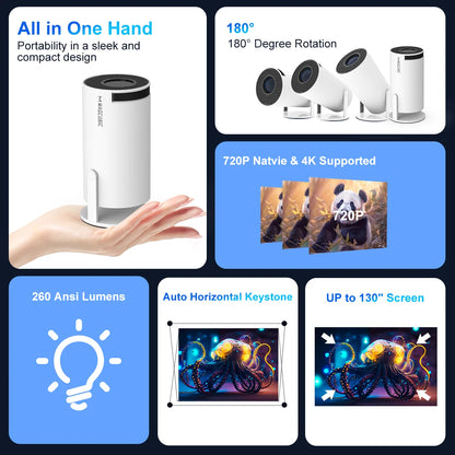 Portable  projector  4K