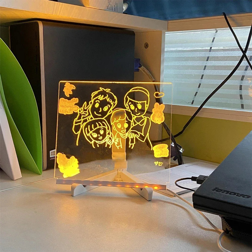 Luminous drawing board