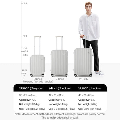 Mixi Carry on luggage