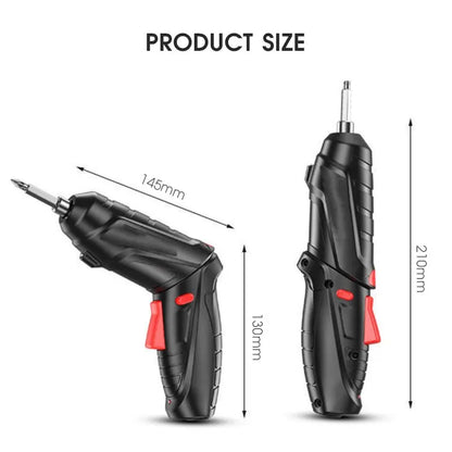 Compact and powerful 3.6v cordless screwdriver (drill) with 1800mAh lithium battery for household maintenance and repair